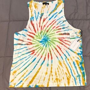 1. State Multicolor Tie-Dye Tank Top